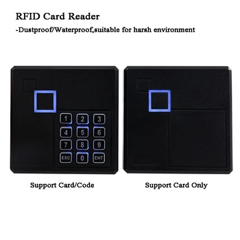 Deschizător de uși RFID Blocare Wiegand 26/34 ieșire EM4100 125KHZ Control Acces, Cititor de Carduri Praf rezistent la apa Poarta de Garaj, Deschidere
