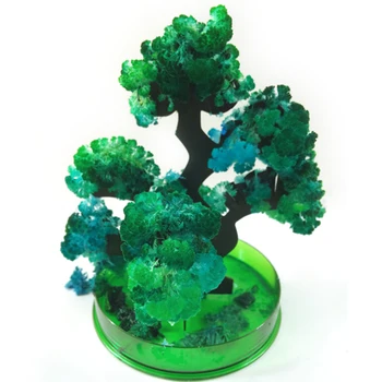 2019 14Hx13Dcm Vizuale Magie Verde în Creștere Hârtie Copac Bonsai Kit Mystic Brazi de Crăciun Știință Educative, Jucarii Pentru Copii
