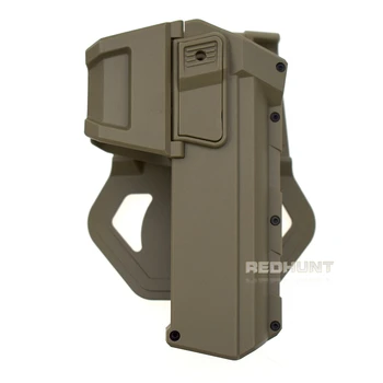 Tactice Mobile Tocuri de Pistol pentru G17 G18 G34 cu Lanterna sau Laser Montat Glock Serie Mâna Dreaptă Talie Centura port-Armă