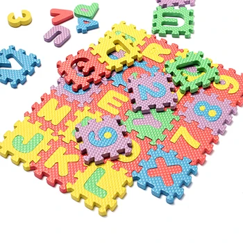 36pcs EVA Puzzle Jucării pentru Copii Spumă Alfabetul Numerele de Joaca Saltea Podea Copii Covor Covor Pentru Copii Animale Scrisoare de Siguranță pentru Copii