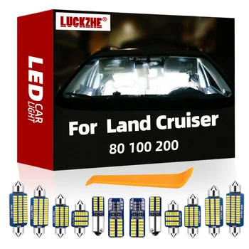 Led-Uri Lumina De Interior Kit Pentru Toyota Land Cruiser 80 100 200 Seria 1990-2021 Mașină De Lectură Dom Harta Lampă Cu Led-Uri Becuri Canbus Fara Eroare