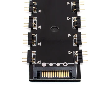 32GC 5V 3Pin ARGB Hub Splitter cu Power Hub 12 Mod de Sincronizare Iluminare RGB PCB Splitter pentru Extended Placa de Interfață