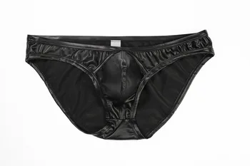 2021 Brand de Moda pentru Barbati Imitație de Piele Chiloti Tanga Chiloți Moale, Confortabil pentru Bărbați Pantaloni Sexy sex Masculin Chiloți Boxeri