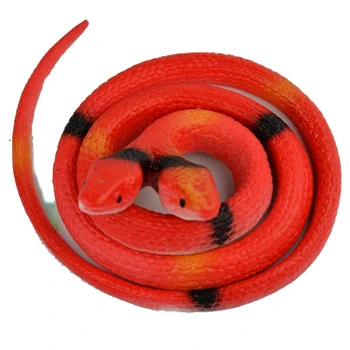 75cm două capete Imitație de Șarpe de Jucărie Glumă Moale Lipici Șarpe Fals Spoof Complicat Jucărie de Cauciuc Cobra Animale Free Shiping Elemente