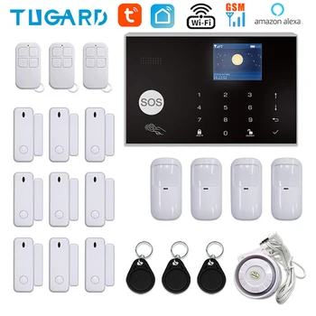 TUGARD WIFI GSM TUYA Smart Home Sistem de Alarma Wireless Antiefractie Protecție de Securitate de Viață Inteligentă App de Control Senzor de Usa Camera IP