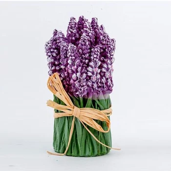 PRZY 3d Lavenders Buchet de Mucegai Silicon Lavanda Matrite lumanari Flori de Luare de Săpun Mucegai Provence Flori de Mucegai Pentru Stilul Țară