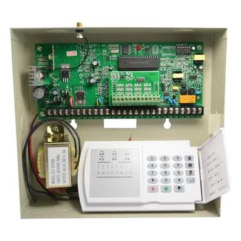 Fabrica de vanzare cutie de Metal de Securitate Acasă PSTN sistem de alarma 8/16 prin cablu și 16 zone wireless Link-ul de la fum detector de mișcare PIR detecta