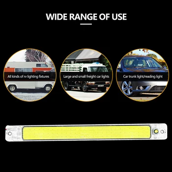 84 LED 10W Auto Interior Led Light Bar Lumină Albă Tub cu Comutator pentru Van Camion Camion, RULOTA Camper Barca Interior Plafon Lumina
