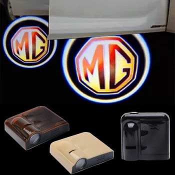 2 buc Led-uri Auto Ușa bun venit Lumina Proiector Logo-ul Pentru MG ZS GS GT HS MG6 MG3 EV CS Concept TF LE500 Ghost Shadow Laser Light