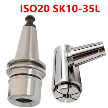 Fabrica 1buc ISO20 SK10 35L collet chuck toolholder pentru gravare mașină de frezat