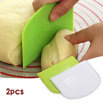 2PC Plastic Tort Crema de Spatulă de Aluat cu Unt de Aluat Racleta de Copt Dispune de Instrumente de Tăiere Bucătărie Acasă Accesorii Instrument de Copt 2021