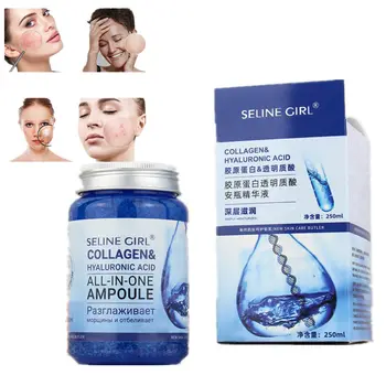250ml Ser pentru Fata cu Acid Hialuronic și Colagen Seline Fata Farmstay produse Cosmetice din coreea de Fata Anti-rid de Îngrijire a Pielii de Sănătate