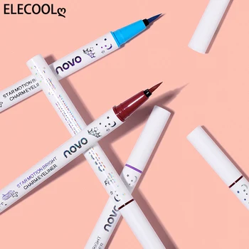 ELECOOL 8 Culori de Machiaj pentru Ochi rezistent la apa de Neon Colorate Creion Dermatograf Lichid Face Comestics de Lungă durată Black Eye Liner Creion