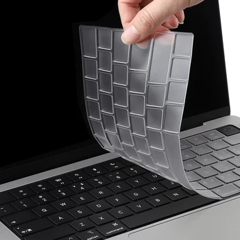 Pentru Noul MacBook Pro 14 16 2021 A2442 A2485 Tastatura Protector TPU Acoperire rezistent la apa Praf