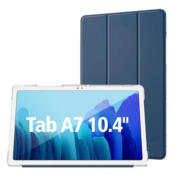 Tableta Caz Pentru Samsung Galaxy Tab A7 10.4 2020 SM-T500 SM-T505 T500 T505 Trifold Suport Magnetic Smart Cover + Sticla