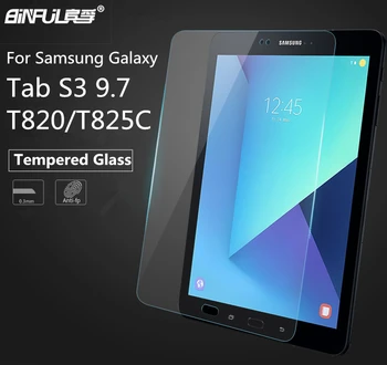  Premium Ultra subtire 0.3 mm 9H Transparent Folie de protectie Ecran Pentru Samsung Galaxy Tab S3 9.7 T820 T825 Sticlă Călită