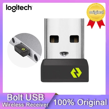 Original Logitech Bolt USB Stabil Receptor Wireless Dongle-ul Securizat Multi-Dispozitiv 100% Original, Funcționează Pe mai Multe Dispozitive 【Cutie】