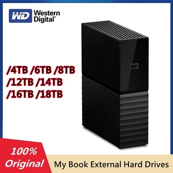 WD Western Digital My Book 4TB 6TB 8TB 12TB 14TB Desktop Hard Disk-uri Externe HDD Cu USB 3.0/256-bit AES Criptare Hardware