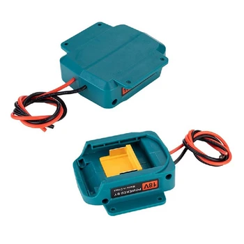 2 buc Baterie Li-Ion DIY Instrument de Putere Baterie Convertor Adaptor Pentru Makita 18V Li-Ion Cu 14 Awg Fire