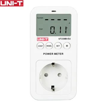 UNITATEA UT230B-UE Wattmeter Tensiune Costul Curent de Frecvență Contor de Energie LCD Consum de Energie Monitor