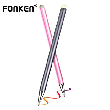 FONKEN Stilou Stylus Pentru Touch Screen 2-în-1 a Atins Pen Pentru Tableta Telefon Vârful Vizibil Desen Creion Pentru Samsung Android Pen Laptop