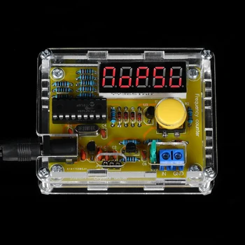 DIY Kituri de 1Hz-50MHz Oscilator cu Cristal Tester Contor de Frecvență Metru Digital cu LED-uri Frecvență Tester Modul Contor cu Acrilic Caz