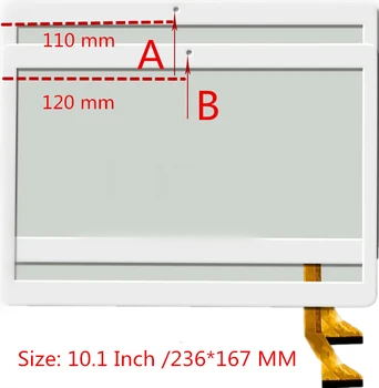 10.1 inch Nou alb negru atingeți pentru Zonko K105 ecran tactil Capacitiv panoul de reparații și piese de schimb