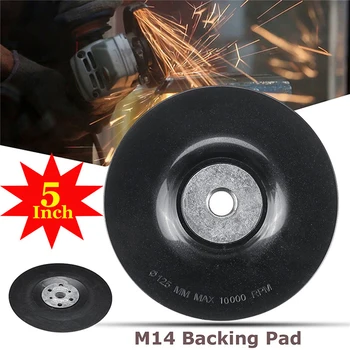 5 Inch Filet M14 Suport Pad 125mm Plastic ABS Spate Pad Rotund Discuri de Slefuire pentru Polizor unghiular Slefuire de Șlefuit Mașină de șlefuit