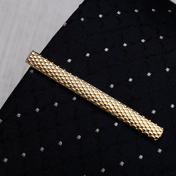 KFLK calitate butoni cu ac de cravată cadou cravata barbati aur Racordări sârmă cravată clip butoni cu ac de cravată 2018new produse oaspeții