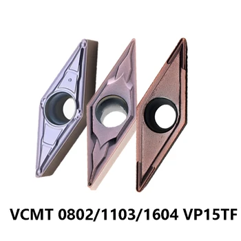 Original VCMT VCMT080204 VCMT110304 VCMT160404 VP15TF de Cotitură Instrument VCMT160408 VCMT080202 VCMT110308 Insertii Carbură CNC Cutter
