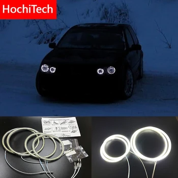 HochiTech pentru Volkswagen VW golf 4 1998-2004 Ultra luminoase SMD LED-uri albe angel eyes 12V inel kit de zi lumina DRL