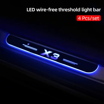 Portiera Mediu LED Lumină de Întâmpinare Accesorii Pentru BMW X1 X5 X6 X7 E53 F15 G05 M X2 X3 X4 F25 F26 G01 G02