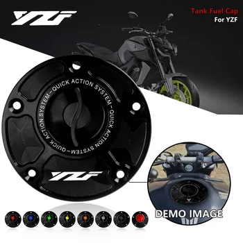YZF Motocicleta de Combustibil Rezervor de Gaz Capac Protector CNC din Aluminiu Accesorii pentru Yamaha YZF R3 15-19 R25 14-19 R7 R125 R1 R1M R6