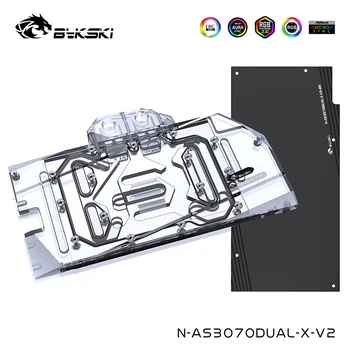 Bykski Watercooler Pentru ASUS DUAL/TUF RTX 3060TI/3070 8G de JOCURI de noroc ,Plin de Acoperire de Cupru Apă Bloc, N-AS3070DUAL-X-V2