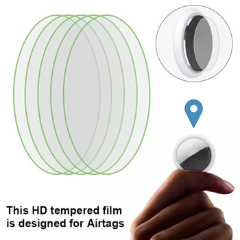 1/5/10 Pc-ul Ultra-Subțire Ecran Protector Clar Compatibil Pentru Airtags HD Flexibil de Sticlă TPU Temperat Filme Pentru Airtags Key Finder