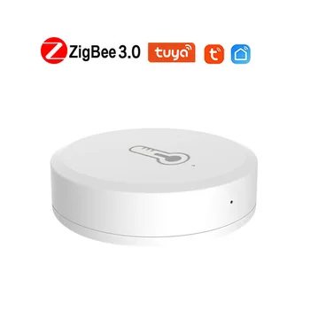 5 buc/10 buc Tuya ZigBee Inteligent de Temperatură Senzor de Umiditate Alimentat de la Baterie ZigBee Smart Home Security Nou Senzor de Înaltă Calitate
