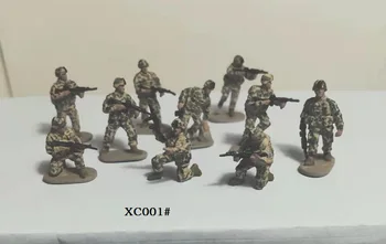super mini pvc figura 1: 72 moderne Armatei SUA, 10buc/set