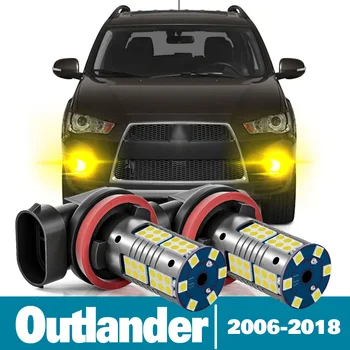 2 buc LED Lumina de Ceață Pentru Mitsubishi Outlander 2 3 Accesorii 2006 2007 2008 2009 2010 2011 2012 2013 2014 2015 2016 2017 2018