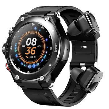 2022 T92 Ceas Inteligent Bărbați Bluetooth Apel TWS 5.0 Cască faza de Apel Muzica Sport Impermeabil Smartwatch Nou 2022 Pentru Android iOS